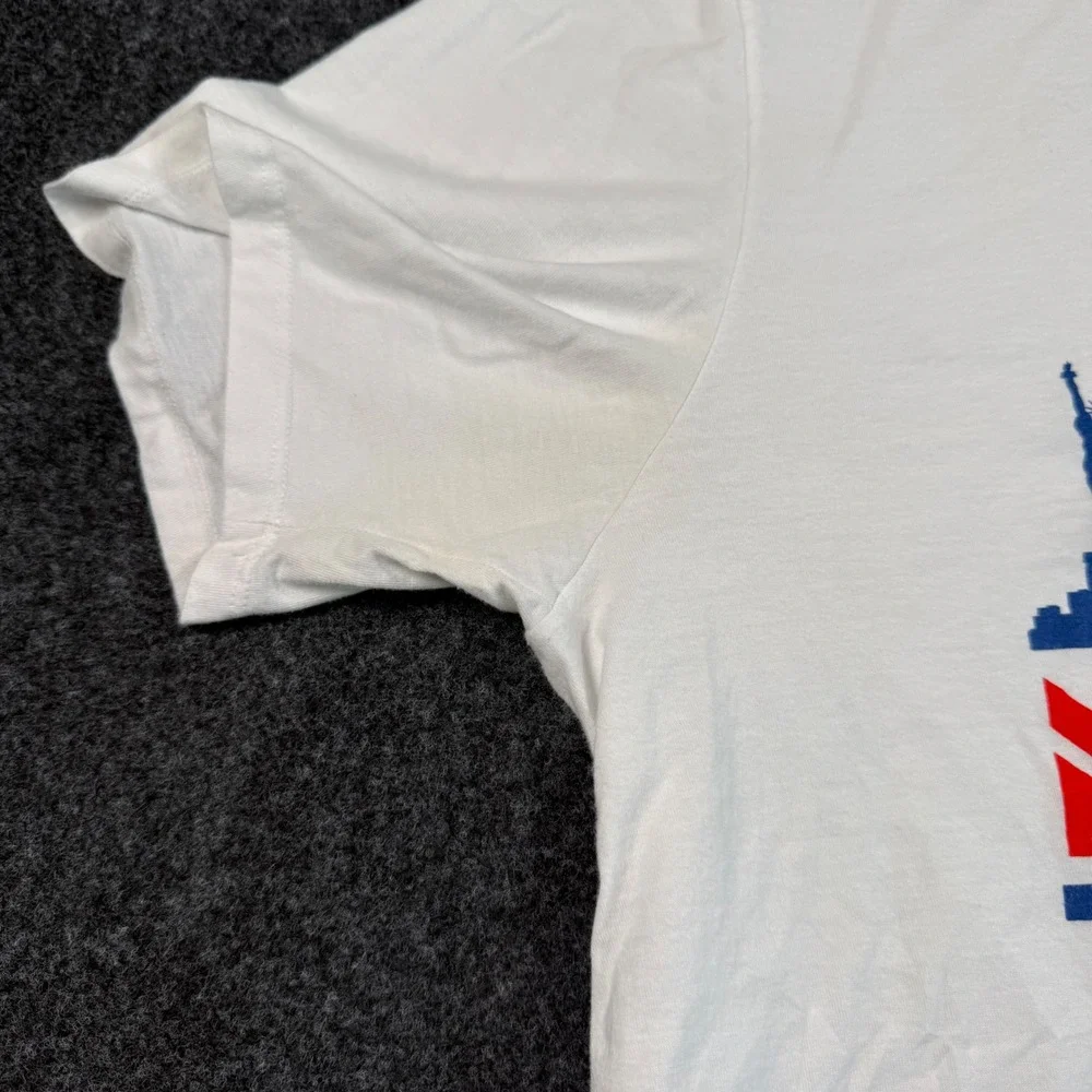 Jordan Mens New York City Skyline Jumpman Graphic T-Shirt White Large L